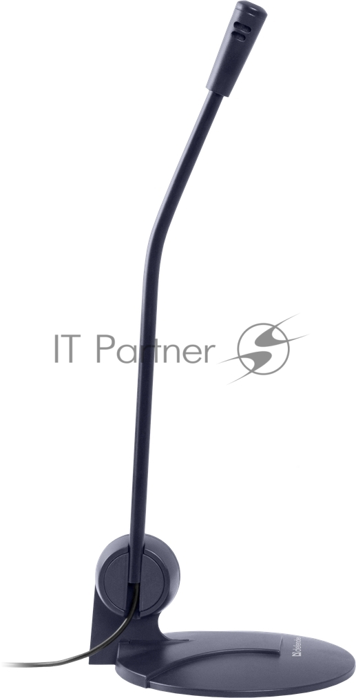 Микрофон Defender MIC-117 черный, кабель 1.8 м