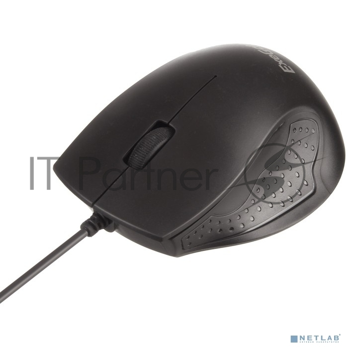 (Отремонтированный товар) Мышь ExeGate EX264101RUS SH-9028  <black, optical,  3btn/scroll, 1000dpi, USB, шнур 1,5м>, Color box