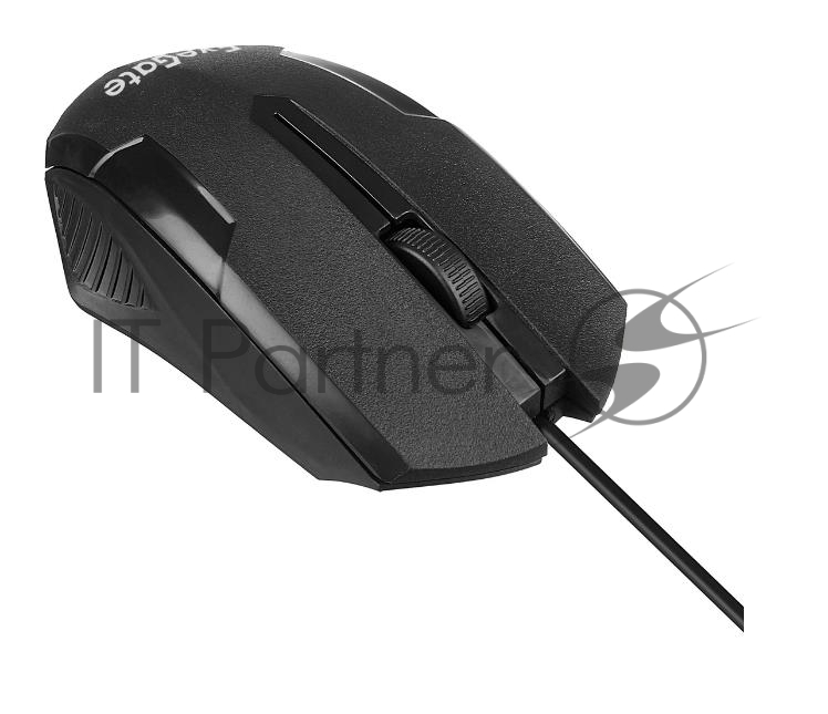 Exegate EX264096RUS Мышь Exegate SH-9025  <black, optical,  3btn/scroll, 1000dpi, USB>, Color box