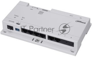 Коммутатор Dahua DHI-VTNS1060A, 6×PoE (24 В) + 2×Uplink, неуправляемый