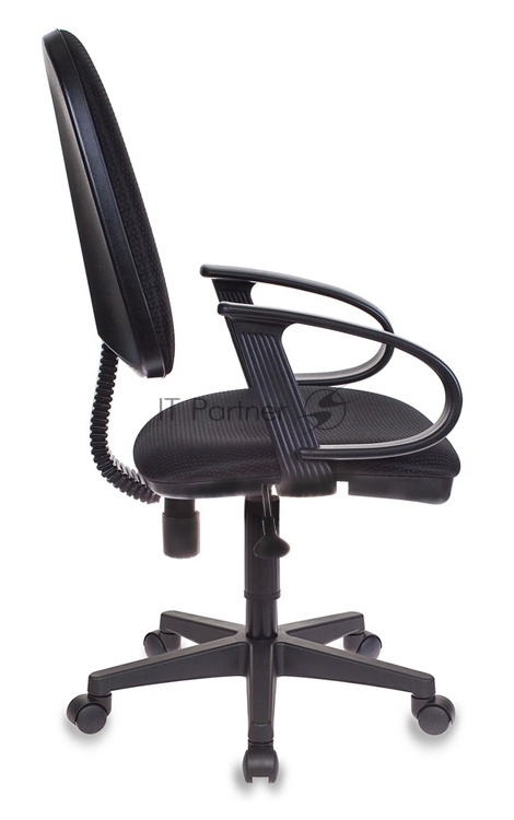 Кресло Бюрократ CH-300/BLACK черный, экокожа, 120 кг, механизм качания