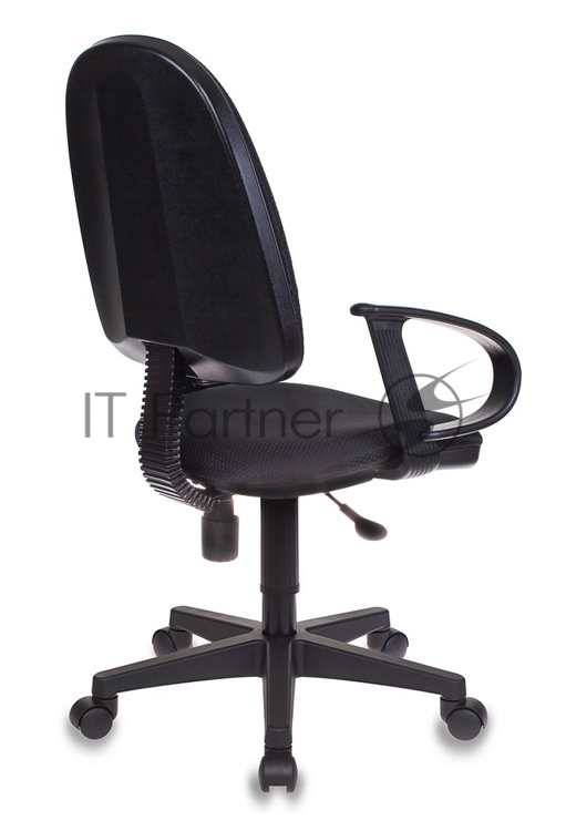 Кресло Бюрократ CH-300/BLACK черный, экокожа, 120 кг, механизм качания