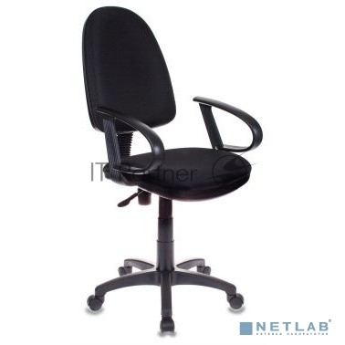 Кресло Бюрократ CH-300/BLACK черный, экокожа, 120 кг, механизм качания