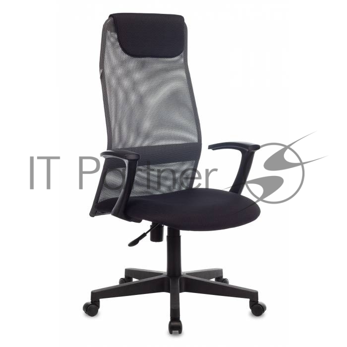 Кресло Бюрократ KB-8/DG/TW-12 TW-04 TW-12 серый, сетка