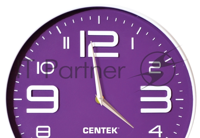 Часы настенные Centek СТ-7101 фиолетовый