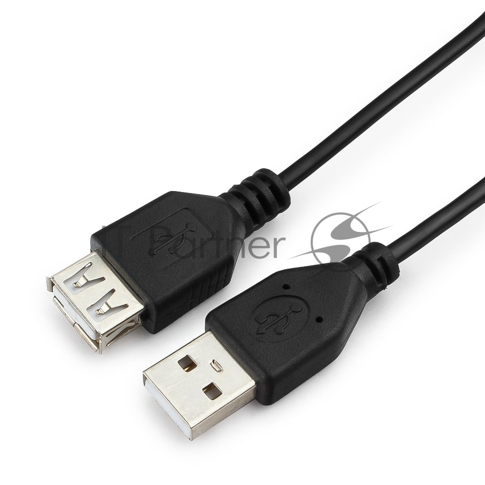 Кабель удлинительный USB A (M) - USB A (F), 1.8м, Гарнизон GCC-USB2-AMAF-1.8M