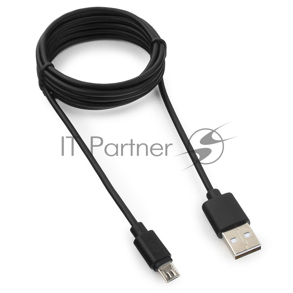 Кабель Гарнизон USB 2.0 Pro, AM/microBM 5P, 1.8м, черный, пакет (GCC-mUSB2-AMBM-1.8M)