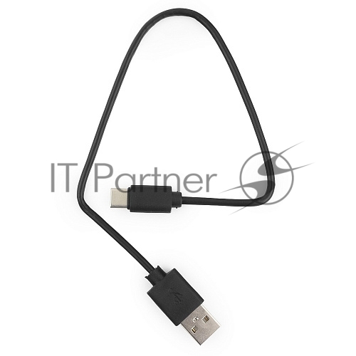 Кабель USB Гарнизон GCC-USB2-AMCM-0.3M, USB2.0 AM/USB3.1 Type-C, 0.3м, пакет