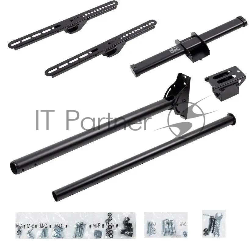 Кронштейн для телевизора Arm Media LCD-1700 черный, 26"-65" макс. 55 кг, потолочный, наклон