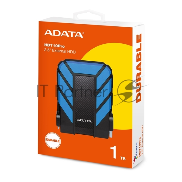Внешний HDD 2.5" ADATA HD710P, 1TB, USB 3.2 Gen 1 Type-A, 5400 rpm, синий