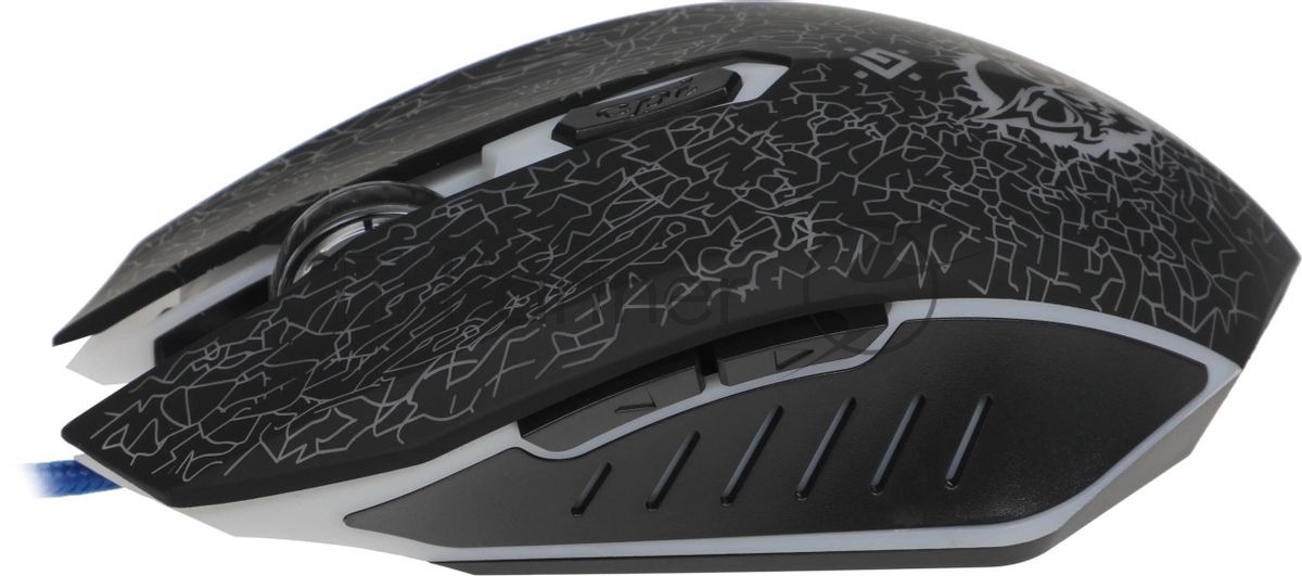 Мышь проводная Defender Shock GM-110L черный, 3200 dpi, USB, кнопки - 6