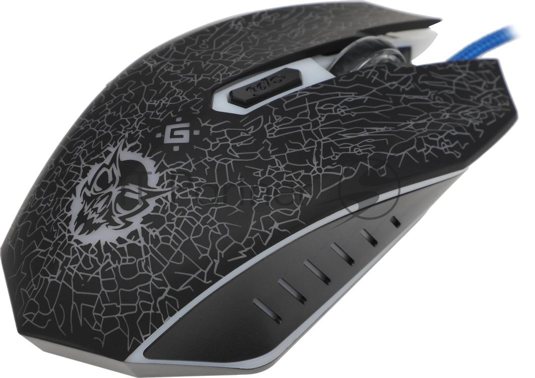 Мышь проводная Defender Shock GM-110L черный, 3200 dpi, USB, кнопки - 6