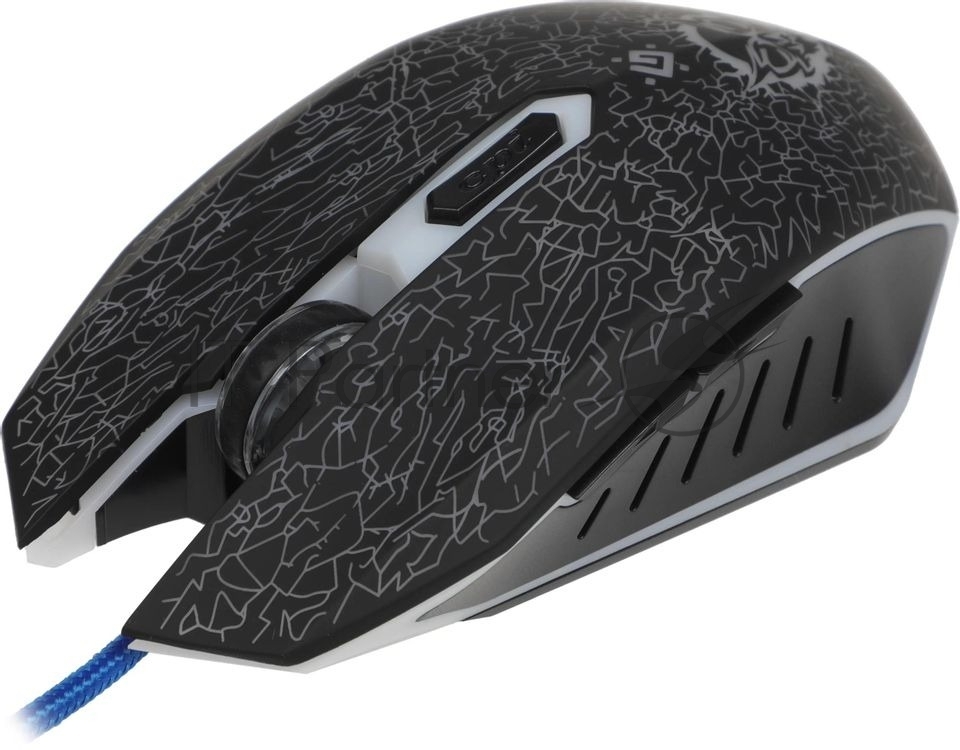 Мышь проводная Defender Shock GM-110L черный, 3200 dpi, USB, кнопки - 6
