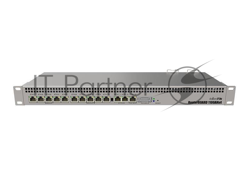 Маршрутизатор MikroTik RB1100AHx4 Dude Edition, 13×1 Гбит/с, управляемый