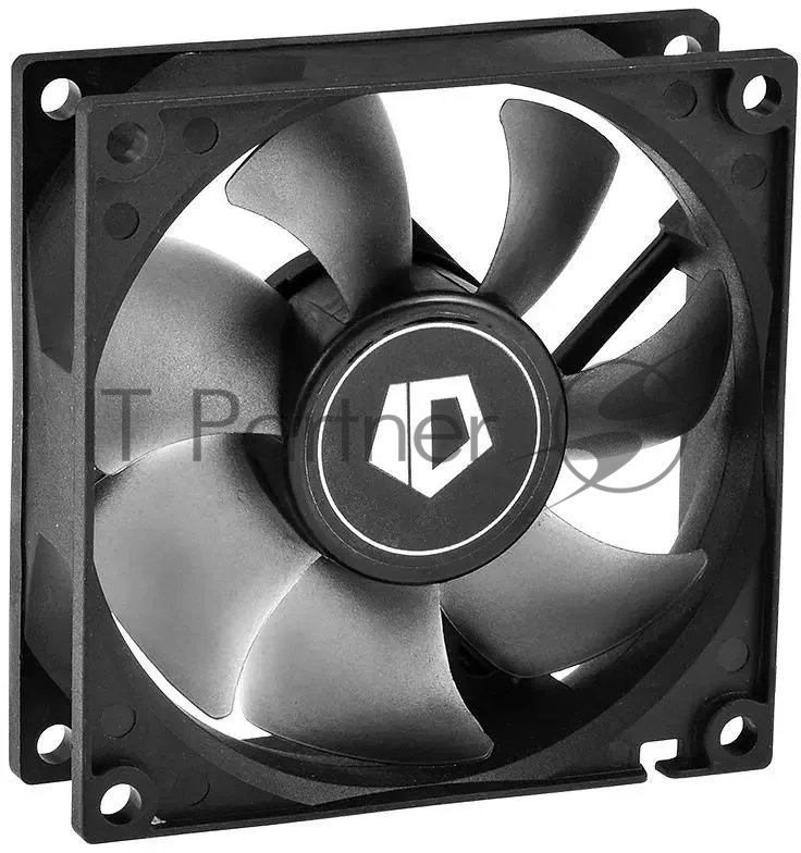 Вентилятор для корпуса ID-Cooling NO-8025-SD черный, 80 мм, 2000 об/мин, 21 дБ, 3 pin