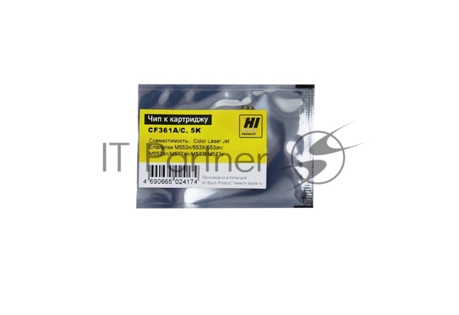 Чип Hi-Black к картриджу HP CLJ Enterprise M552/Canon 040 (CF361A), OEM SIZE, C, 5K
