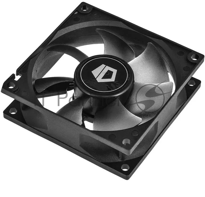 Вентилятор для корпуса ID-Cooling NO-8025-SD черный, 80 мм, 2000 об/мин, 21 дБ, 3 pin