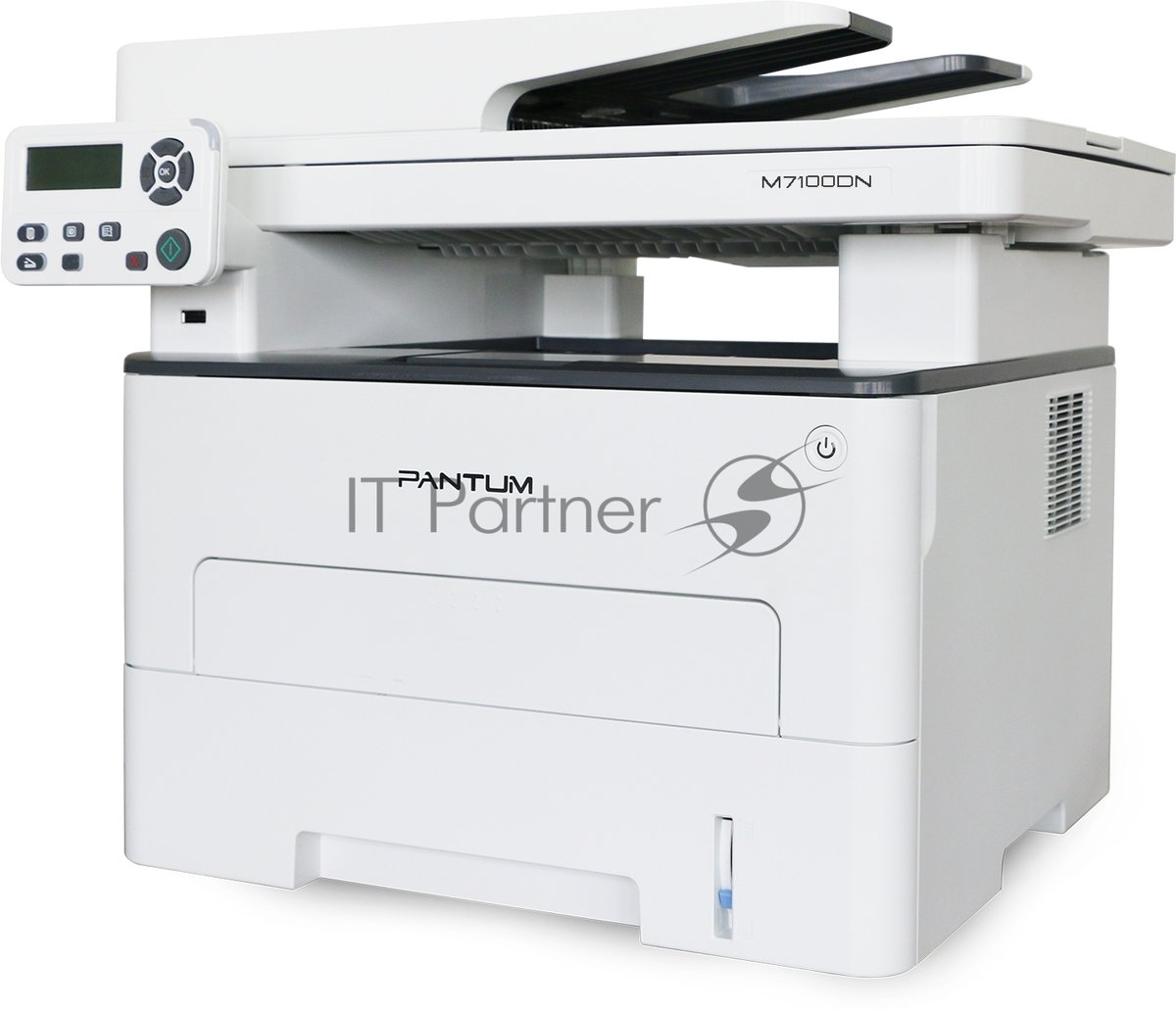 МФУ лазерное Pantum M7100DN, A4, ч/б, печ. до 33 стр/мин., скан. до 24 стр/мин., 1200x1200dpi, USB, RJ-45, проектная модель