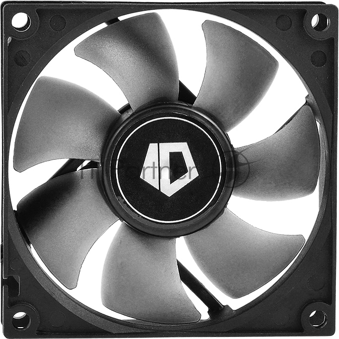 Вентилятор для корпуса ID-Cooling NO-8025-SD черный, 80 мм, 2000 об/мин, 21 дБ, 3 pin