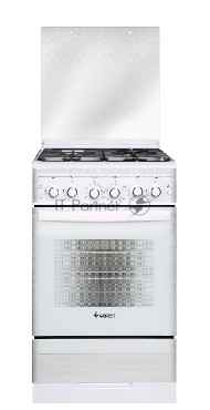 Плита газовая Gefest ПГ 5300-02 0040 белый, конфорок 4 шт, духовка 52 л, 50 см x 85 см x 58.5 см