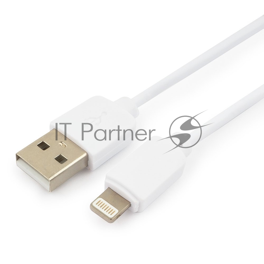 Кабель USB Гарнизон GCC-USB2-AP2-6-W AM/Lightning, для iPhone5/6/7, IPod, IPad, 1.8м, белый, пакет