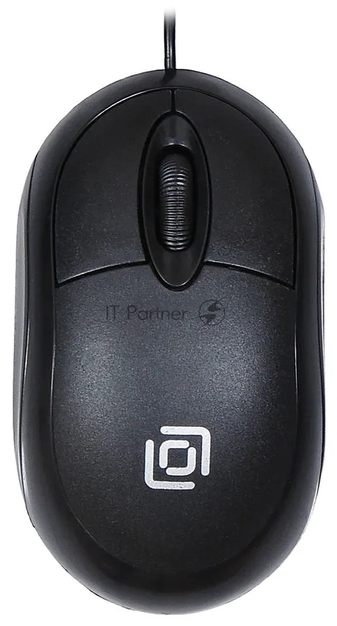 Oklick 105S черный оптическая (800dpi) USB для ноутбука (2but)