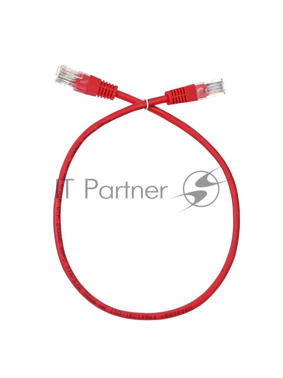 Aopen Патчкорд литой Aopen/Qust UTP кат.5е 0,5м красный <ANP511_0.5M_R>