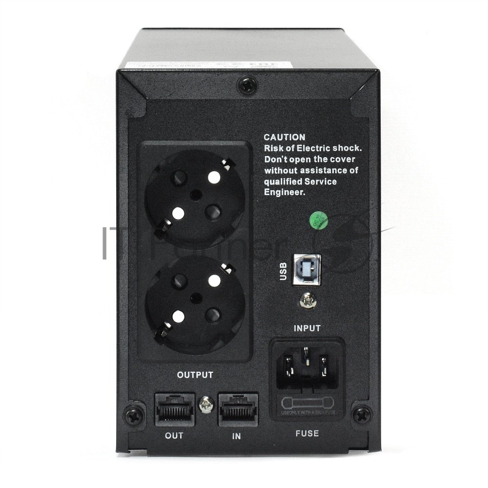 Источник бесперебойного питания CROWN Line Intractive CMU-SP650EURO LCD USB 650VA\390W, корпус металл, 1x12V/7AH, розетки 2*EURO+3*IEC, трансформатор AVR 140-290V, LCD-дисплей, съемный кабель 1.2 м, порт RJ11/45, порт USB, защита: от перегрузки, от КЗ, от скачков напражения