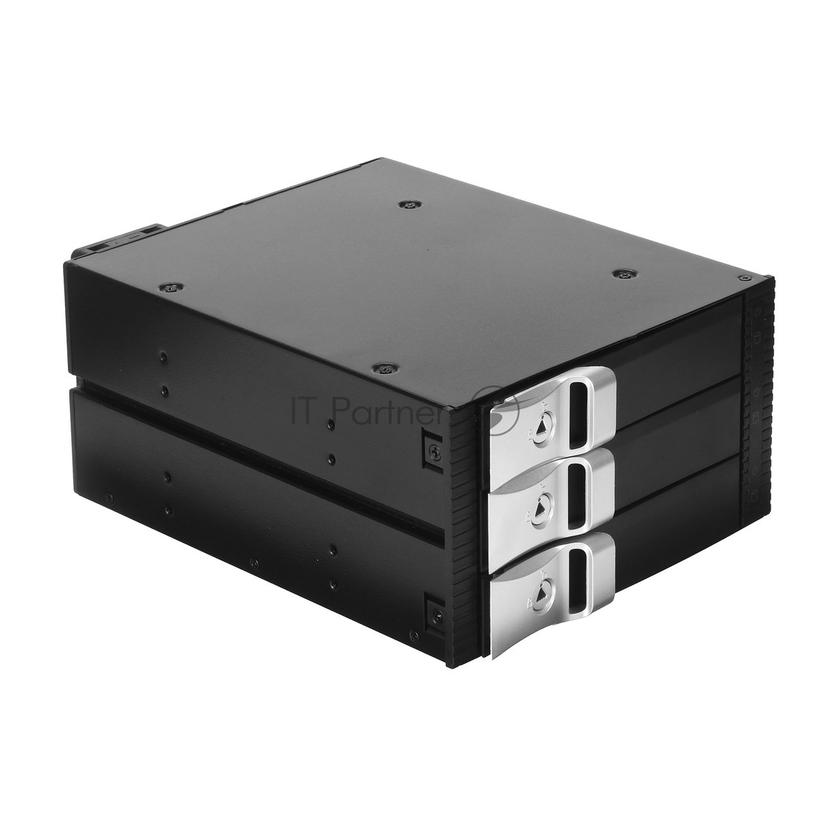 Exegate EX264639RUS Корзина для HDD Exegate HS335-01 (универсальная, на 3*3,5" SATA/SAS HDD, занимает 2*5,25" отсека)