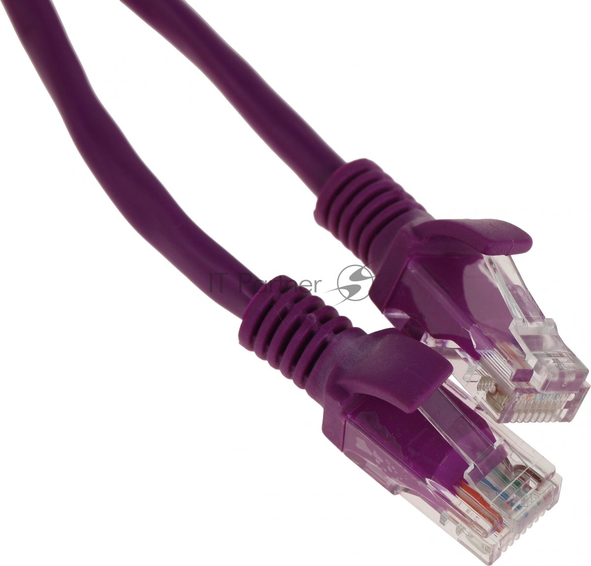 Патч-корд UTP Cablexpert PP12-2M/V кат.5e, 2м, литой, многожильный (фиолетовый)