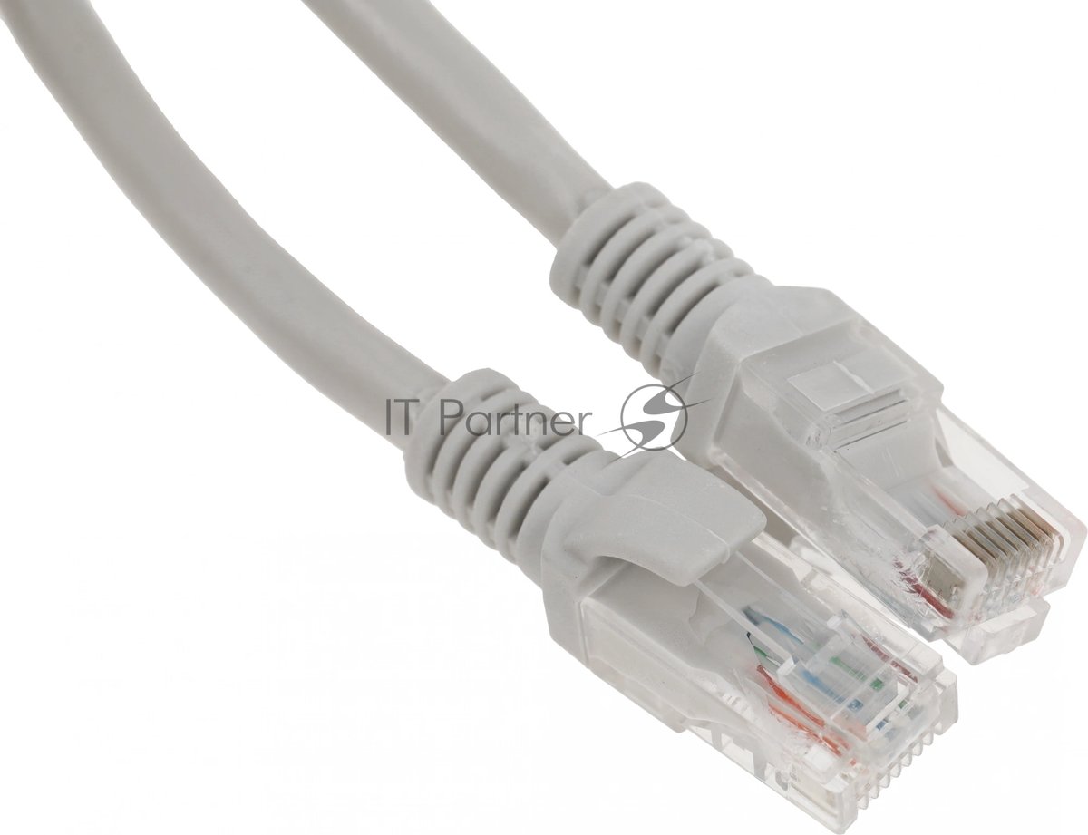 Патч-корд UTP Cablexpert PP6U-2M cat.6, 2м, литой, многожильный, серый