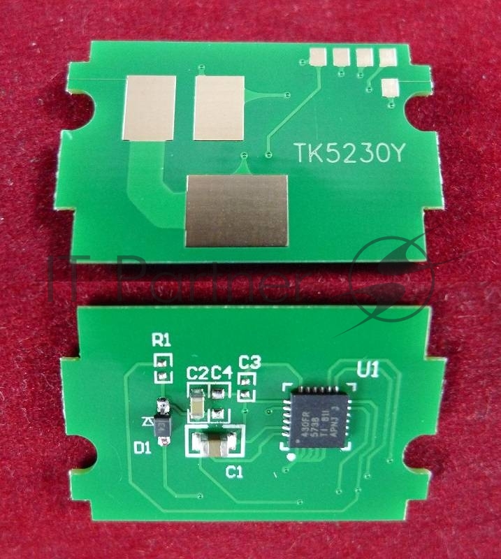 Чип для Kyocera Ecosys P5021cdn/M5521cdn (TK5230Y) Yellow 2.2K (ELP, Китай)