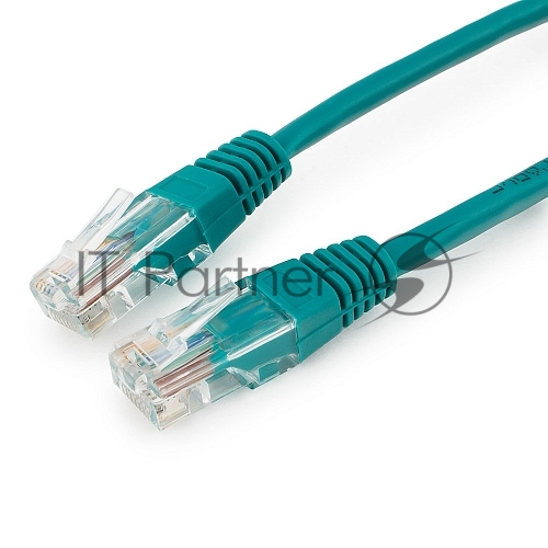 Патч-корд UTP Cablexpert cat.5e 0.25м, литой, многожильный, зеленый