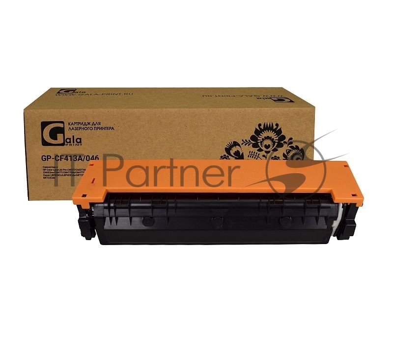 Картридж лазерный GalaPrint GP-CF413A (№410A) для принтеров HP Color LaserJet Pro CM377/CM377dw/CM452/CM452dn/CM452nw/CM477/CM477fdw/CM477fdw/CM477fnw Magenta 2300 копий