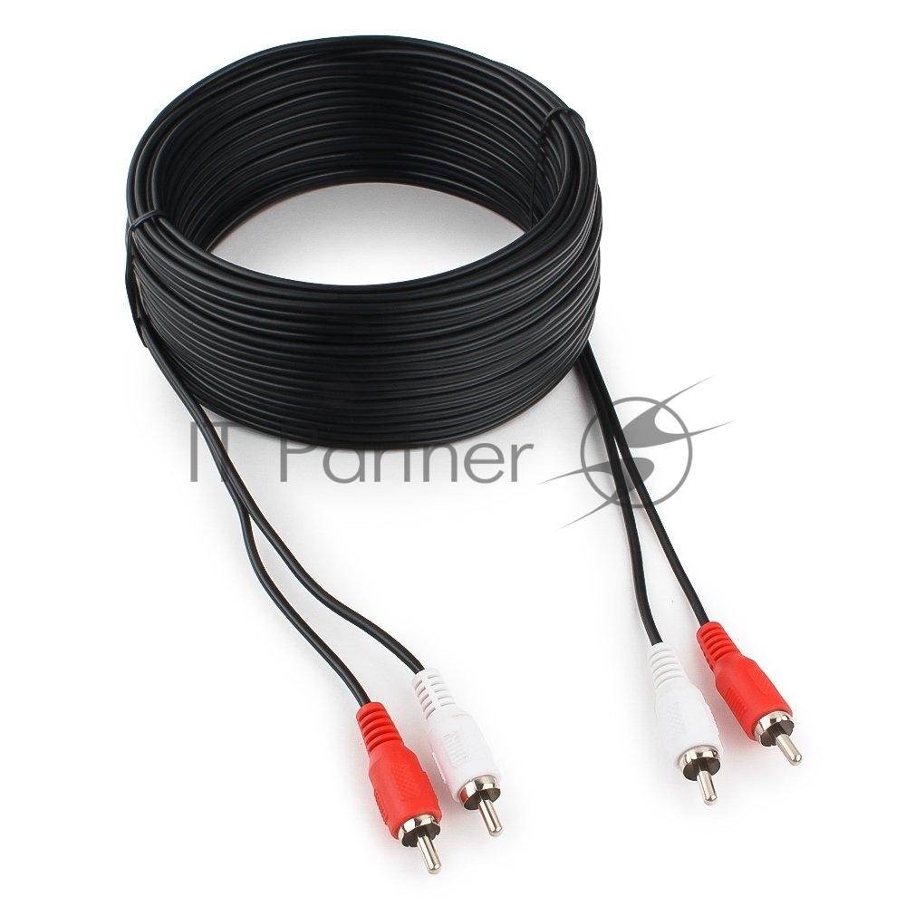 Кабель 2x RCA (M) - 2x RCA (M), 15м, Cablexpert CCA-2R2R-15M