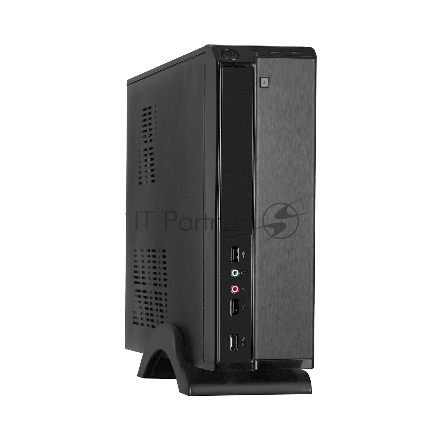 Exegate EX268692RUS Корпус MiniITX Exegate MI-207 Black, miniITX/mATX, <без БП>, 2*USB, Audio