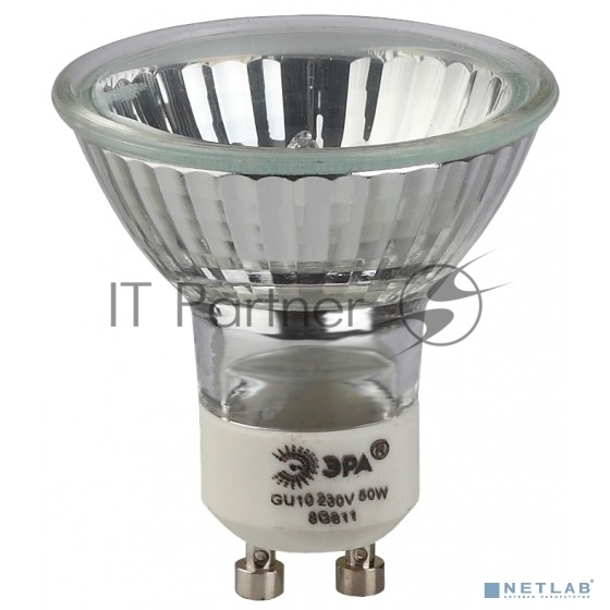 ЭРА C0027386 Лампа галогенная GU10-JCDR (MR16) -50W-230V [JCDR-50-230-GU10]