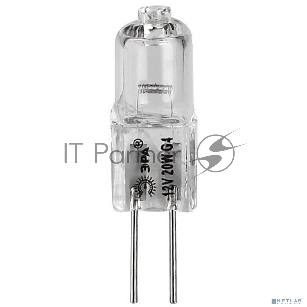ЭРА C0027369 Лампочка галогенная G4-JC-20W-12V G4 20Вт капсула теплый белый свет