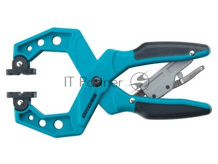 GROSS 20801 Струбцина клещеобразная Gross 20801 1–1/2"/38 мм пластиковый корпус,храповый механизм  жесткой  фикс