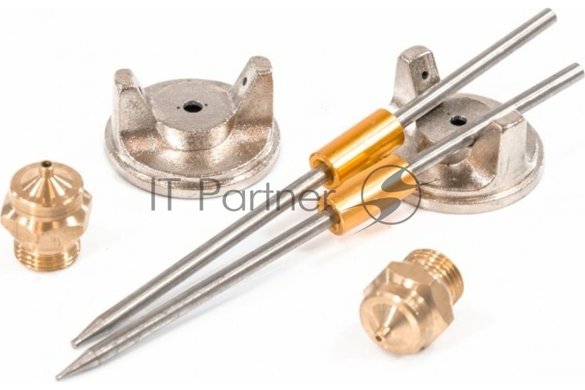 Краскопульт пневматический Matrix краскораспылитель пневмат. с верхним бачком v=1.0л + сопла