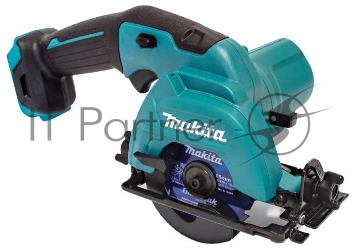 Пила циркулярная Makita HS301DZ10.8В Li-ion 1500об\м диск-ф85мм рез-25.5мм 1.6кг кор б\акк и з\у