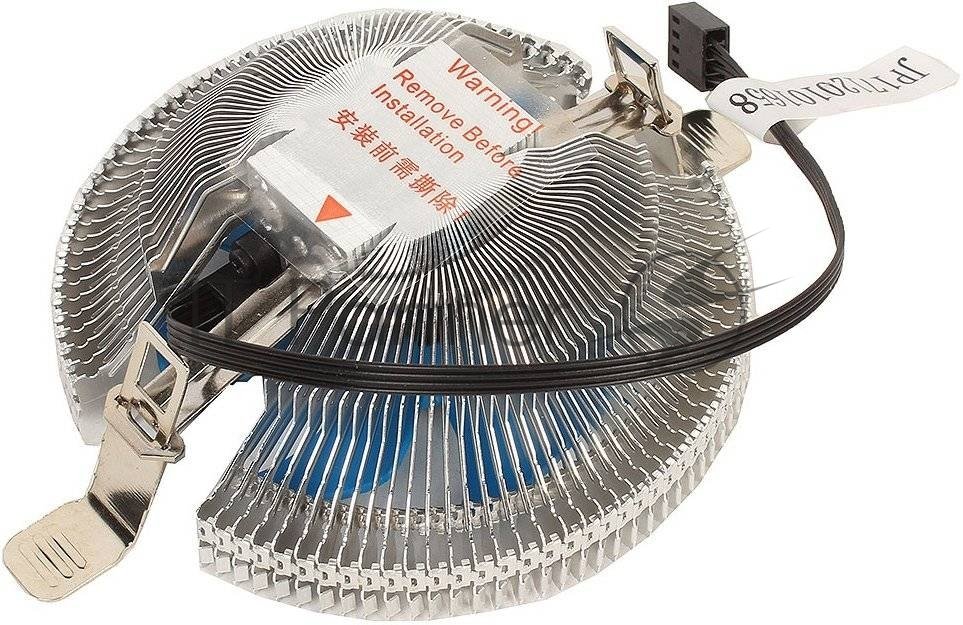 Кулер для процессора AeroCool/Formula Verkho I серебристый, 80 мм, алюминий, 2500 об/мин, 29.7 дБ, 4 pin, 90 Вт, 45 мм
