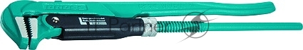 Ключ трубный рычажный Gross 15601 №11'' цельнокованный CrV, тип - ''L''