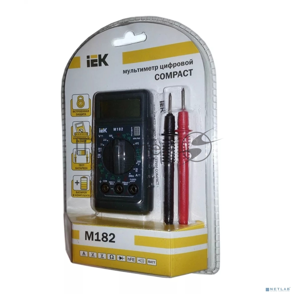 Мультиметр IEK Compact M182 цифровой