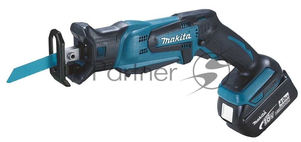Пила саб аккумуляторная Makita DJR185RME18В 2х4А·чLi-ion 0-3000ход\м ход-13мм рез-50мм 1.5кг