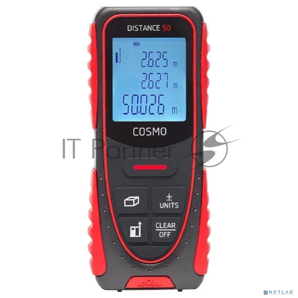 Лазерный дальномер Ada COSMO 50 2кл.лаз. 635нм цв.луч. красный в кейсе (А00491)