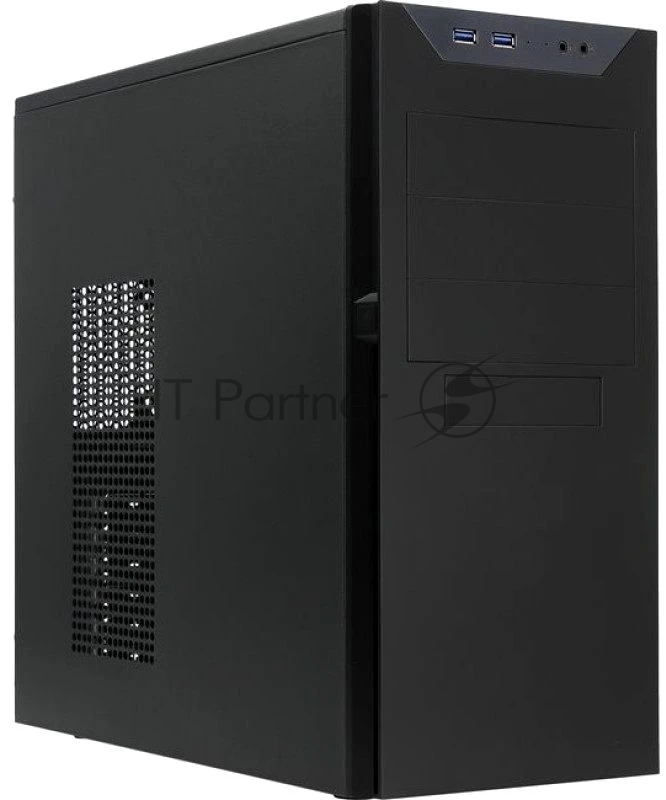 корпус MidiTower Powerman BA833 Black ____ U3.0*2+A(HD) ATX, mATX(без блока питания)