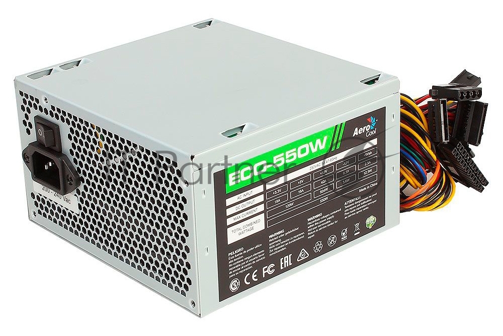 Блок питания Aerocool/Formula ECO-550W, 550Вт 120мм, серый