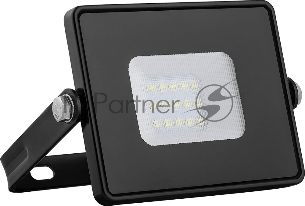 Прожектор светодиодный Feron 2835 SMD 10W 4000K IP65, черный с матовым стеклом, LL-918