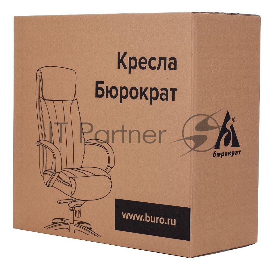 Кресло Бюрократ T-9925SL/BLACK черный, кожа